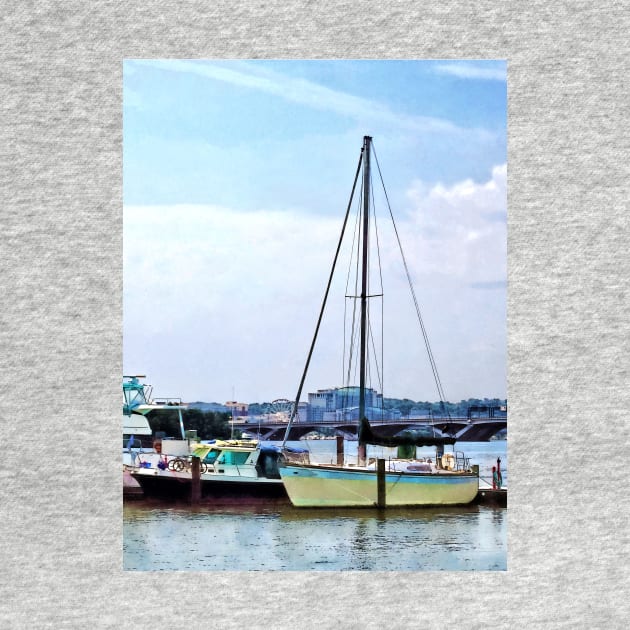 Alexandria VA - Boats on the Potomac Near Founders Park by SusanSavad